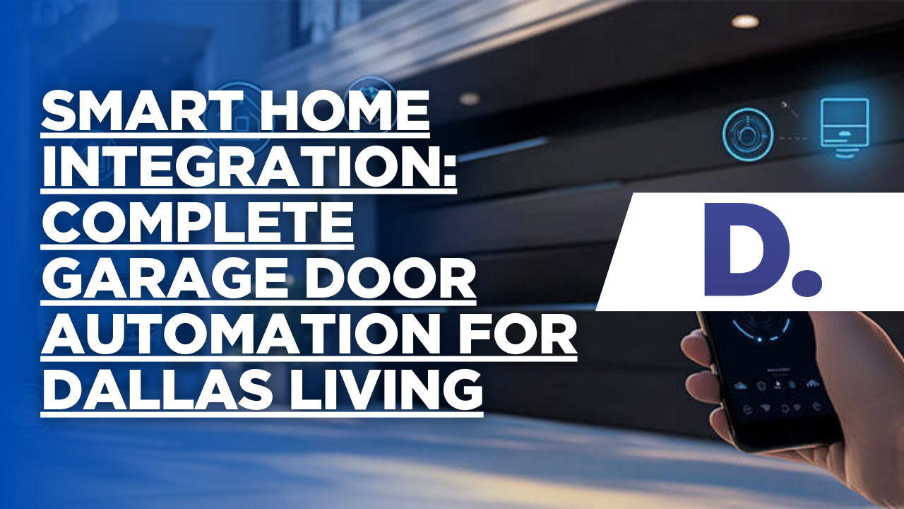 Smart Home Integration: Complete Garage Door Automation for Dallas Living