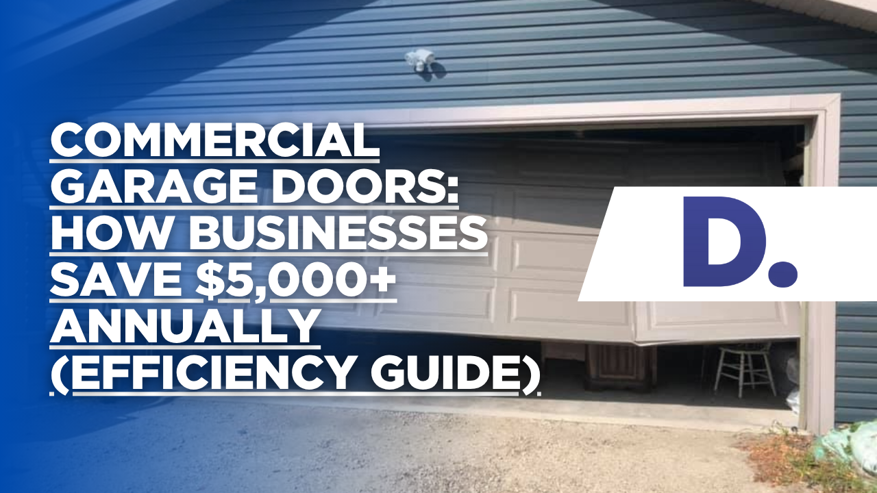 Commercial Garage Doors: How Businesses Save $5,000+ Annually (Efficiency Guide)