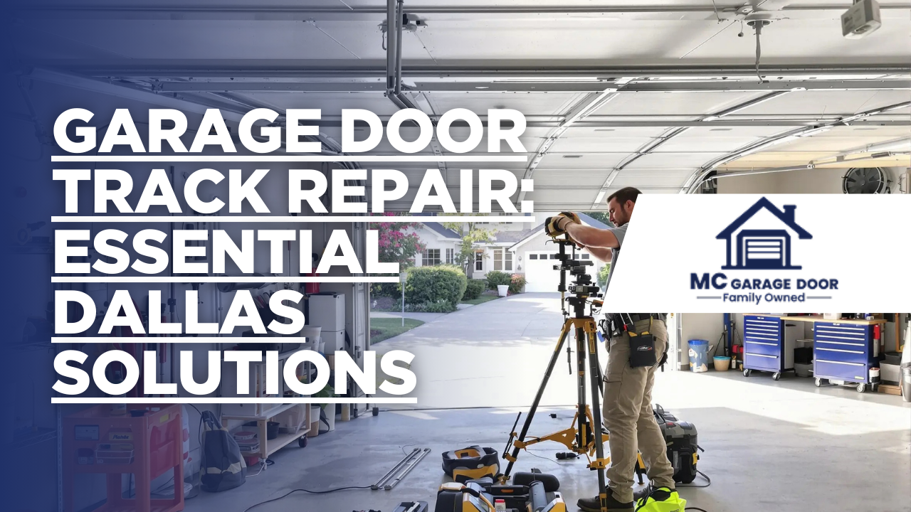 Cover image for Garage Door Track Repair: Essential Dallas Solutions